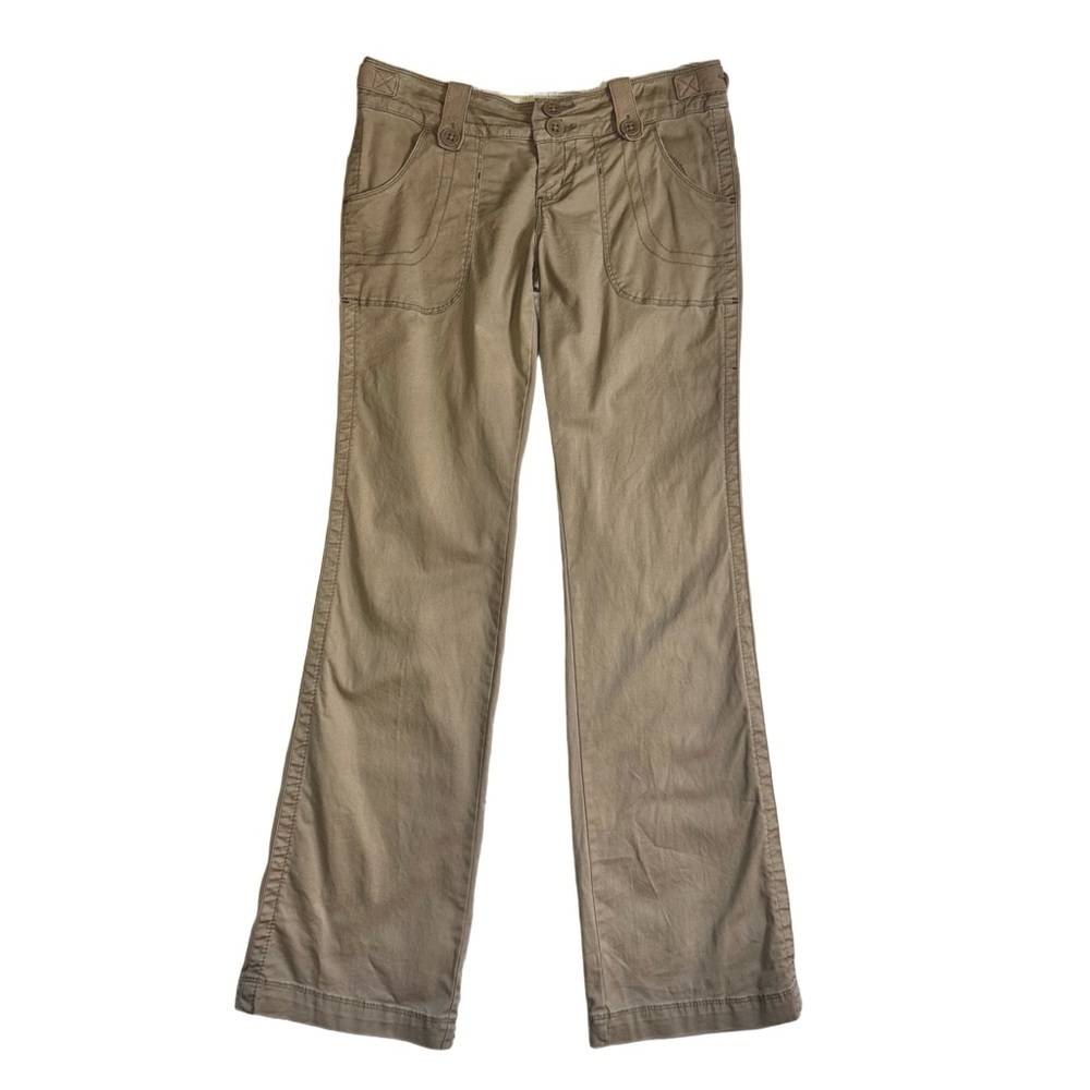 Mossimo Supply Co. Khaki Tan Pants Trousers Size 5 NEW Unique Pockets Vintage